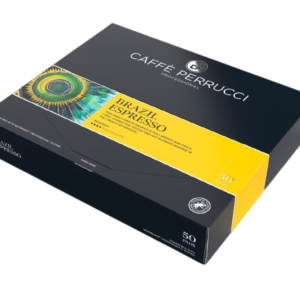 Caffè Perrucci Brazil Espresso – 50 Coffee Pods