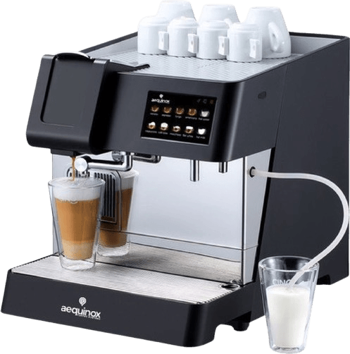 Aequinox Genua professional coffee machine for offices hotels cafés and restaurants